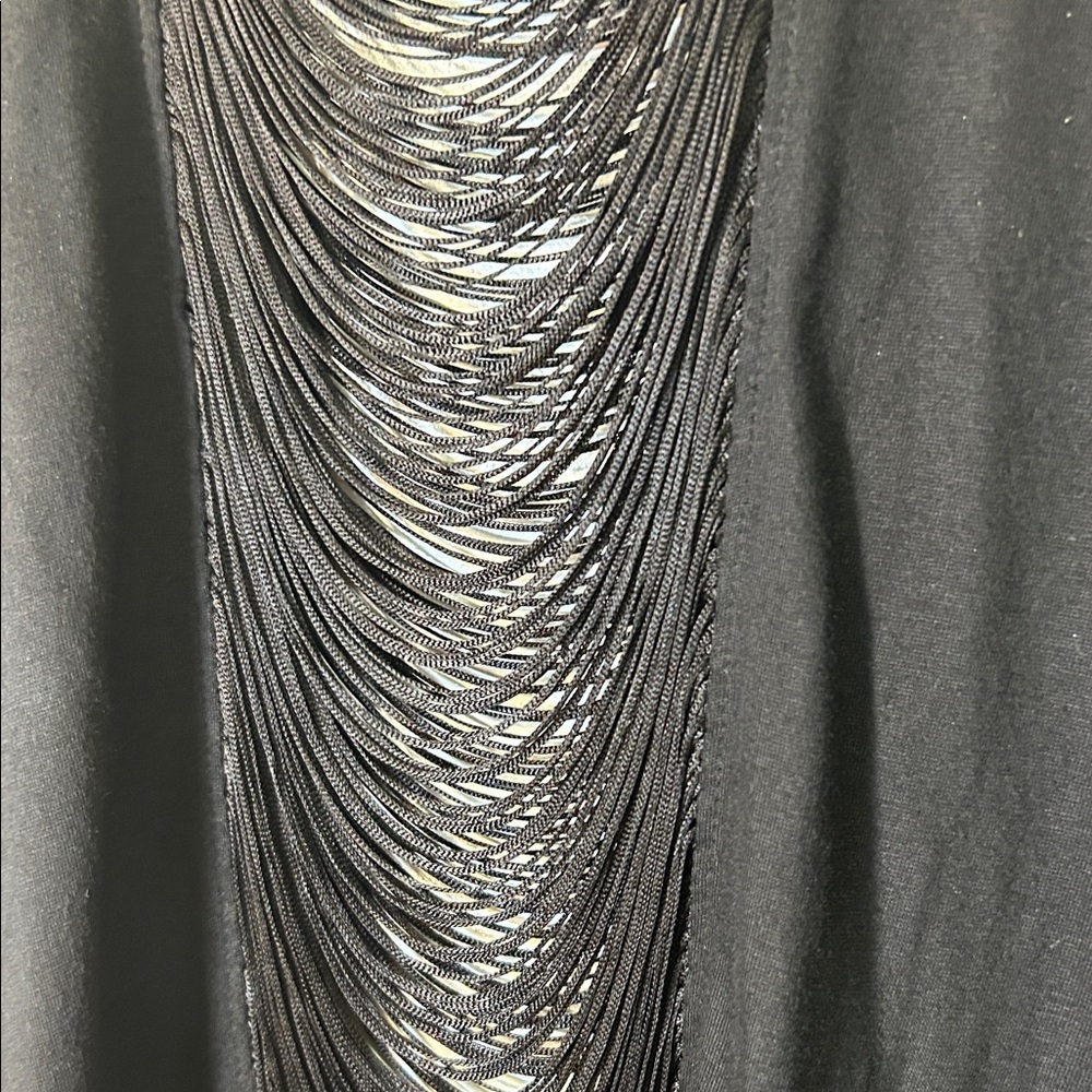 Topshop Fringe Asymmetric Tunic - Picture 3 of 3